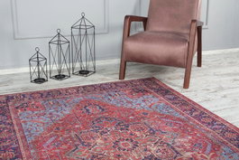 Conceptum Alfombra Blues Chenille - Claret Red AL 162 Multicolor 150 x 230 cm